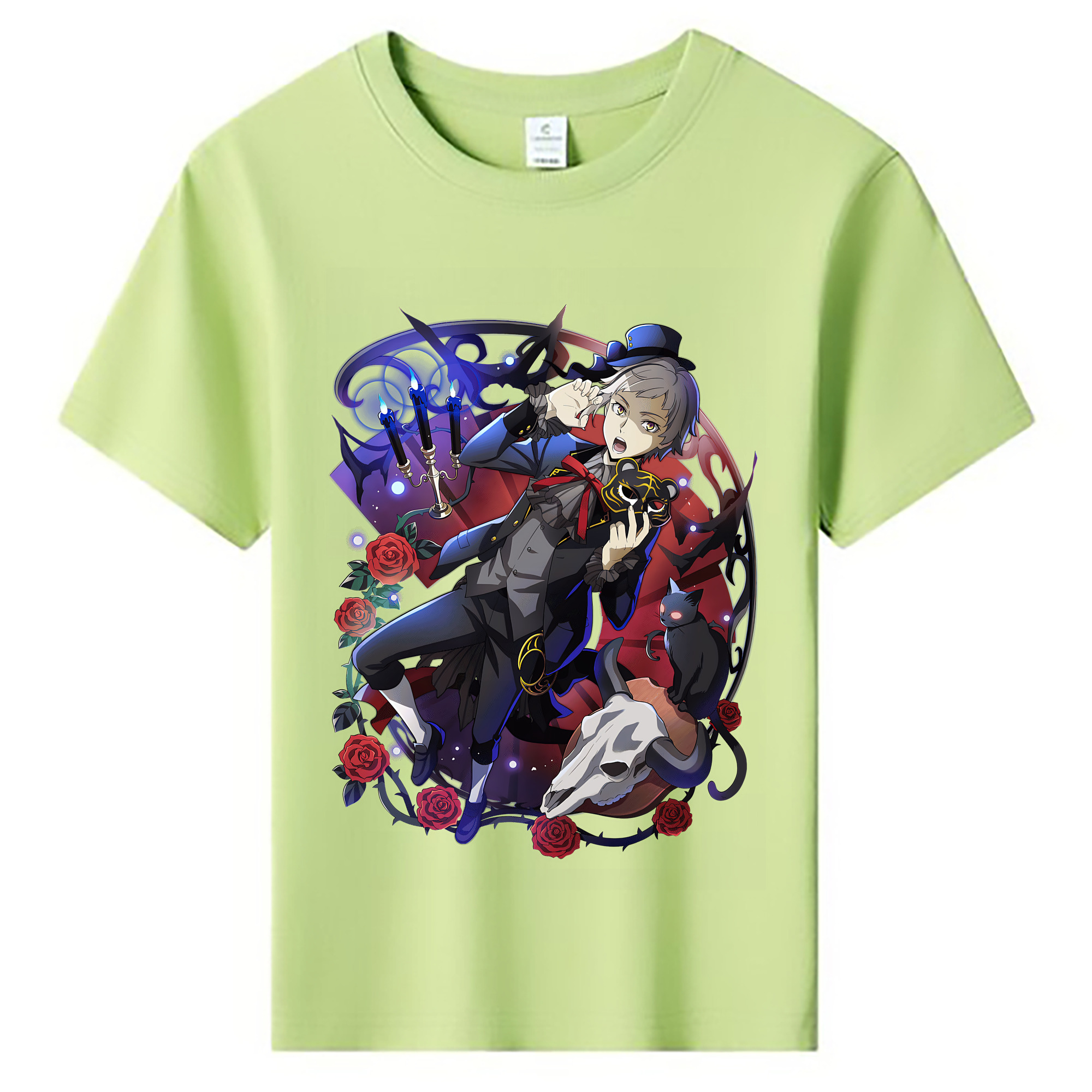 （画像用） 文豪ストレイドッグス Bungo Stray Dogs 綿100％キッズTシャツ（フロントプリント）